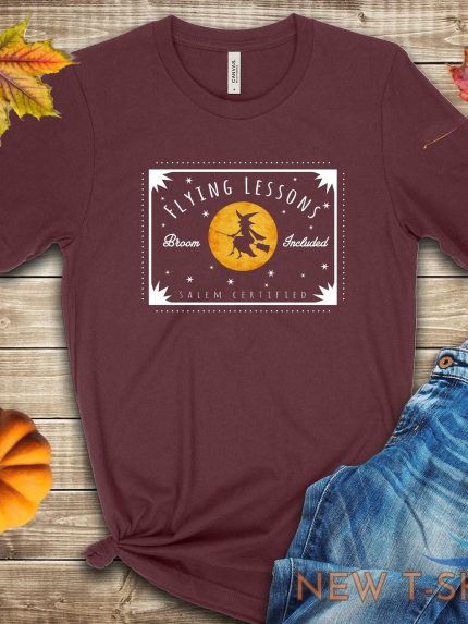 witch flying lessons fall halloween t shirt 02880 0.jpg