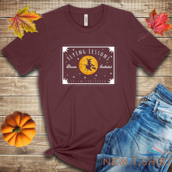 witch flying lessons fall halloween t shirt 02880 0.jpg