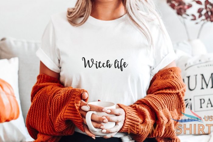 witch life t shirt halloween autumn party funny tee costume top gift spooky 2.jpg