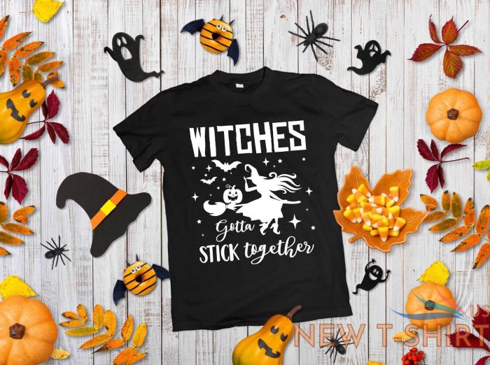 witches gotta stick together t shirt witch halloween tee 2.jpg