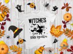 witches gotta stick together t shirt witch halloween tee 3.jpg