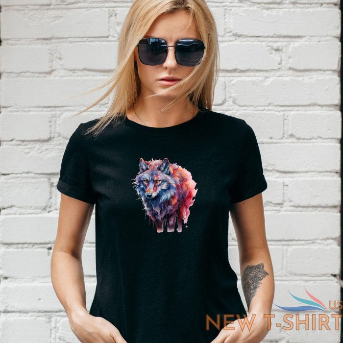 wolf design t shirt fall autumn halloween ghost witch trick unisex lady fit 0.jpg