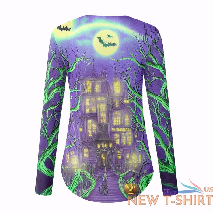 women blouse loose casual halloween long sleeved printed v neck t shirt tops us 6 1.jpg