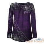 women casual v neck long sleeve halloween t shirt button up top blouse shirt us 3 1.jpg