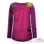 women casual v neck long sleeve halloween t shirt button up top blouse shirt us 6 1.jpg