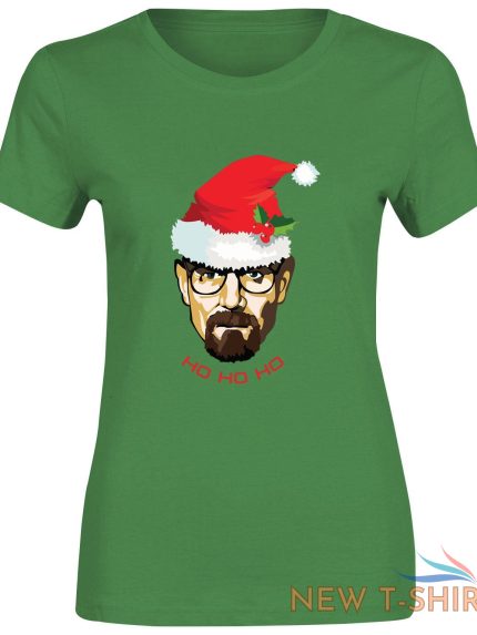 women christmas print ho ho ho t shirt party wear top tees 1.jpg