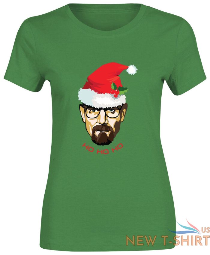 women christmas print ho ho ho t shirt party wear top tees 1.jpg