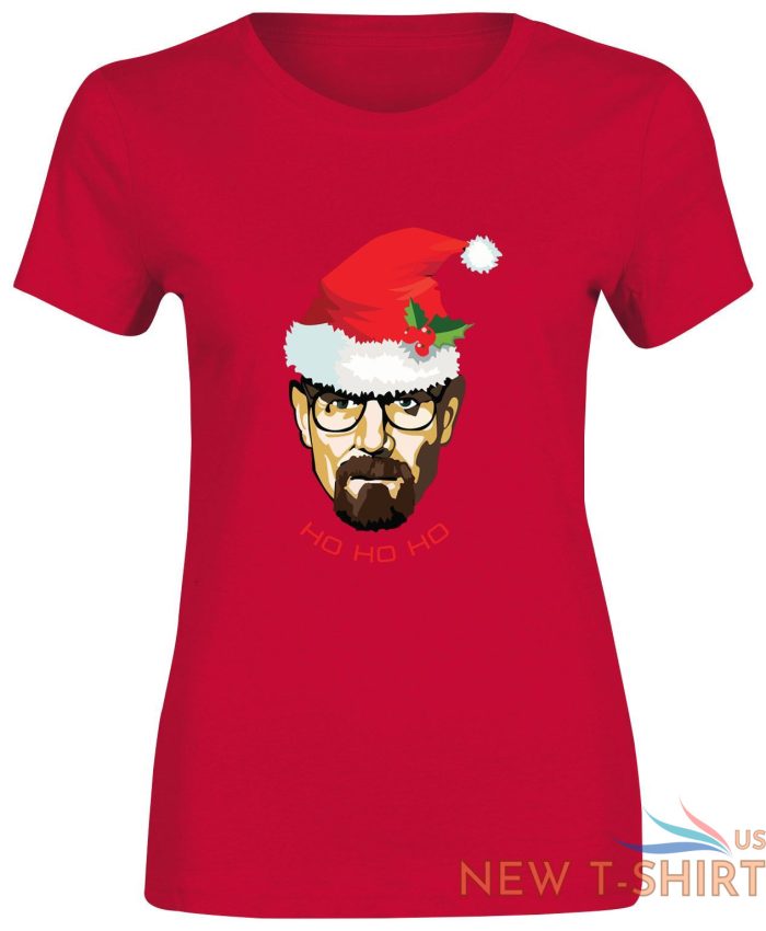 women christmas print ho ho ho t shirt party wear top tees 2.jpg