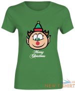 women elf print merry christmas t shirt cotton girls chrimbo short sleeve top 2.jpg