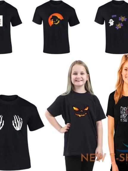women girls halloween spooky scary popular design black t shirt horror top evil 0.jpg