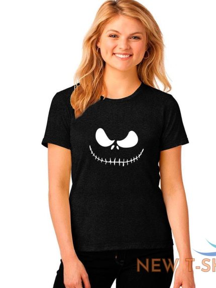 women girls halloween spooky scary popular design black t shirt horror top evil 1.jpg