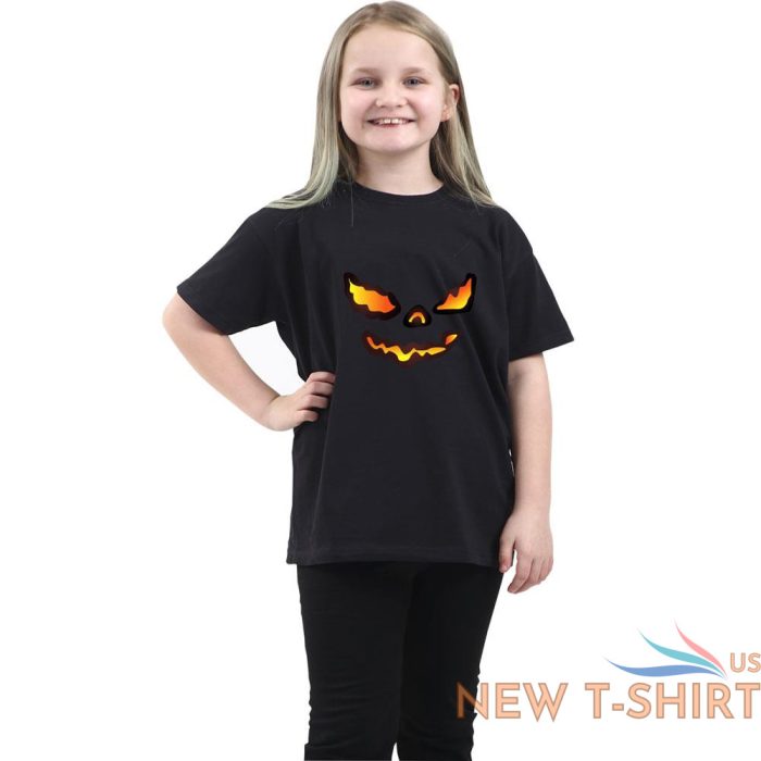 women girls halloween spooky scary popular design black t shirt horror top evil 4.jpg