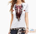 women lady halloween blood scary spooky short sleeve t tee shirt tops costume 1.jpg