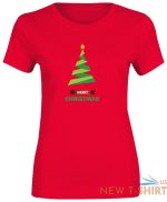 women merry christmas print tree t shirt girls xmas short sleeve top cotton tee 3.jpg