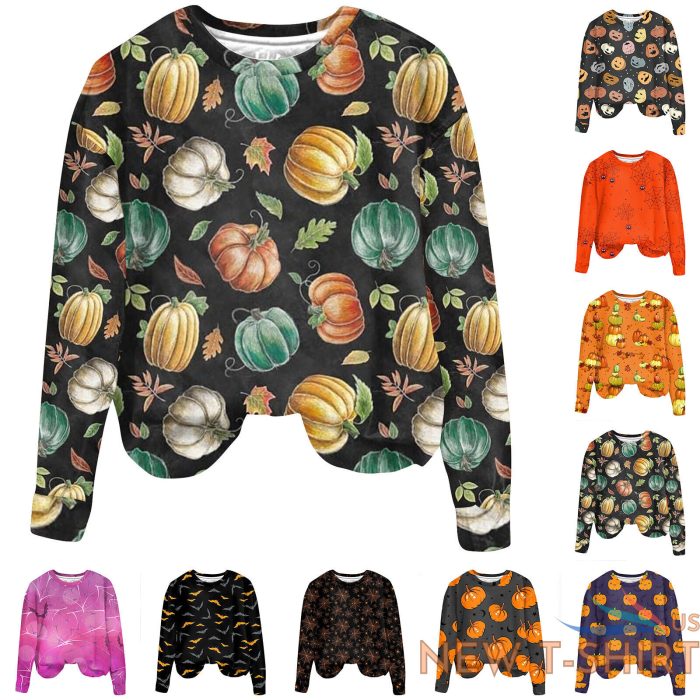 women pullover sweatshirt round neck halloween printed t shirt top blouse tee us 0.jpg