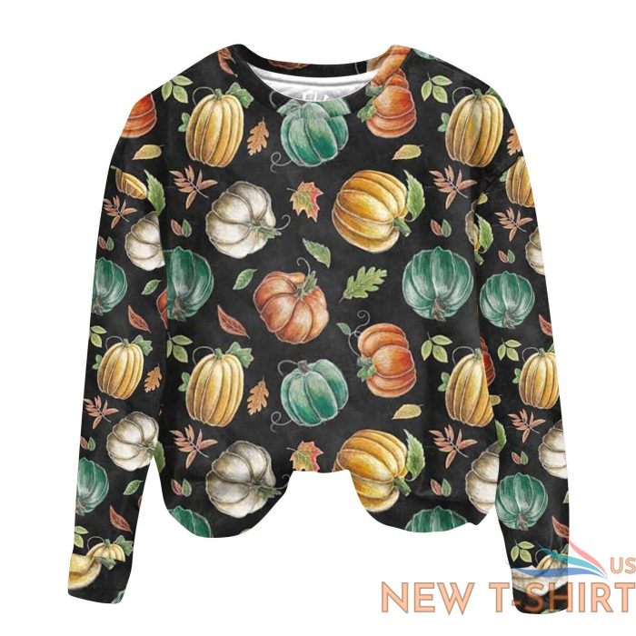 women pullover sweatshirt round neck halloween printed t shirt top blouse tee us 7.jpg
