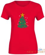 women tree print christmas t shirt ladies short sleeve xmas top tees 0.jpg