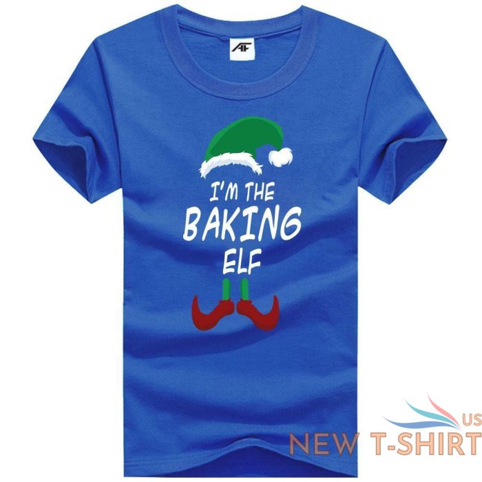 womens christmas baking elf printed t shirt 100 cotton xmas party top tees 0.jpg