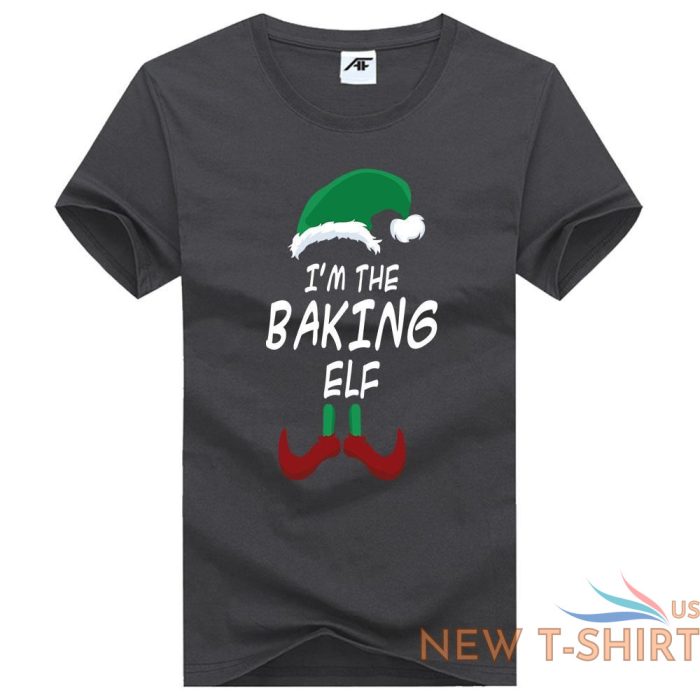 womens christmas baking elf printed t shirt 100 cotton xmas party top tees 3.jpg