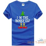 womens christmas bossy elf printed t shirt girls crew neck novelty xmas top 7.jpg