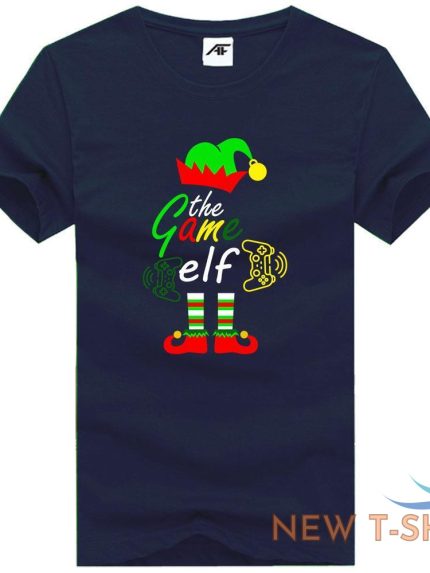 womens christmas game elf printed t shirt girls crew neck novelty xmas top 0.jpg