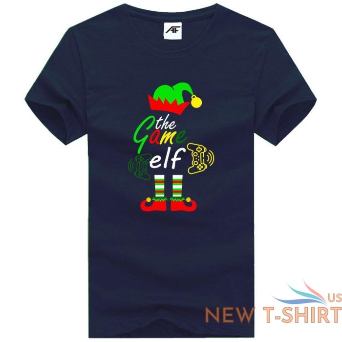 womens christmas game elf printed t shirt girls crew neck novelty xmas top 0.jpg