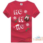 womens christmas ho ho printed t shirt girls crew neck novelty xmas top 6.jpg