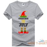 womens christmas in july printed t shirt girls crew neck novelty xmas top 2.jpg