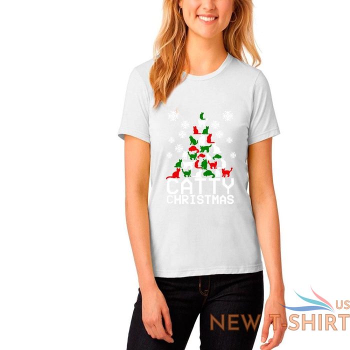 womens christmas snowman funny print t shirt girls cotton casual novelty tee 6.jpg