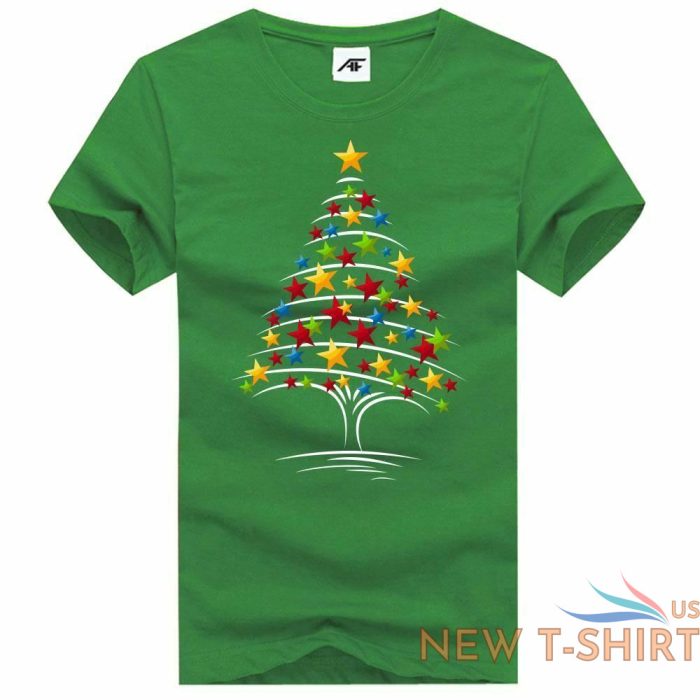 womens christmas tree print tshirt girls merry xmas novelty party wear top 1.jpg