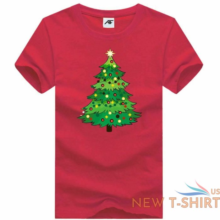 womens christmas tree print tshirt girls merry xmas novelty party wear top 4.jpg