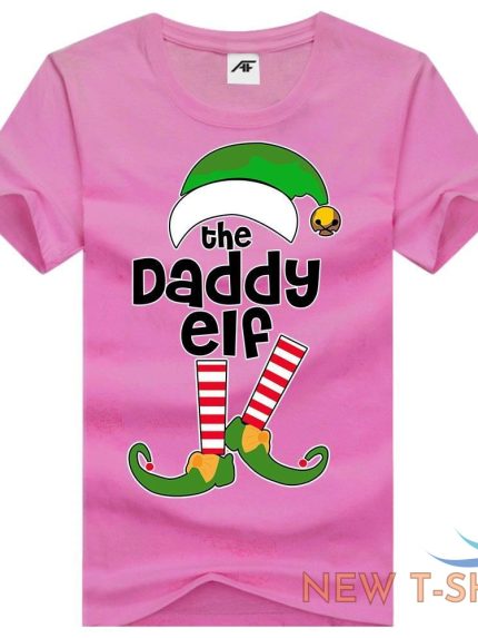 womens daddy elf christmas t shirt girls funny xmas party 100 cotton top tees 1.jpg