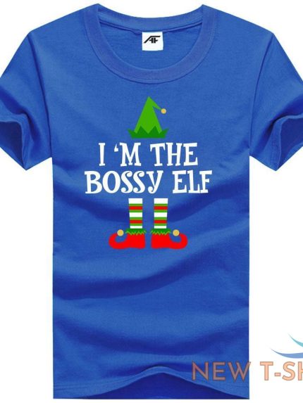 womens girls bossy elf printed t shirt short sleeve stretchy novlety top tees 0.jpg