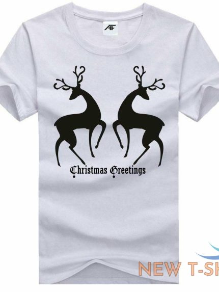 womens girls christmas party greetings t shirt round neck short sleeve shirts 0.jpg