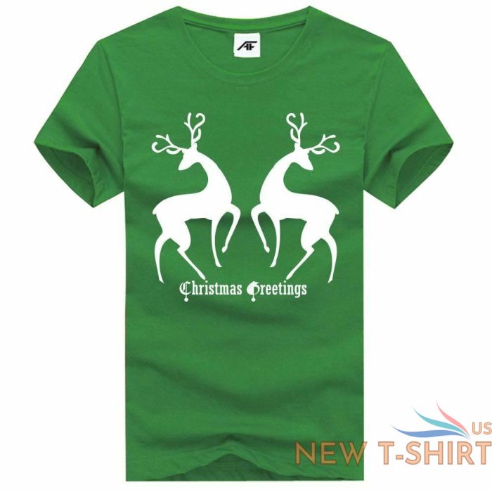 womens girls christmas party greetings t shirt round neck short sleeve shirts 3.jpg