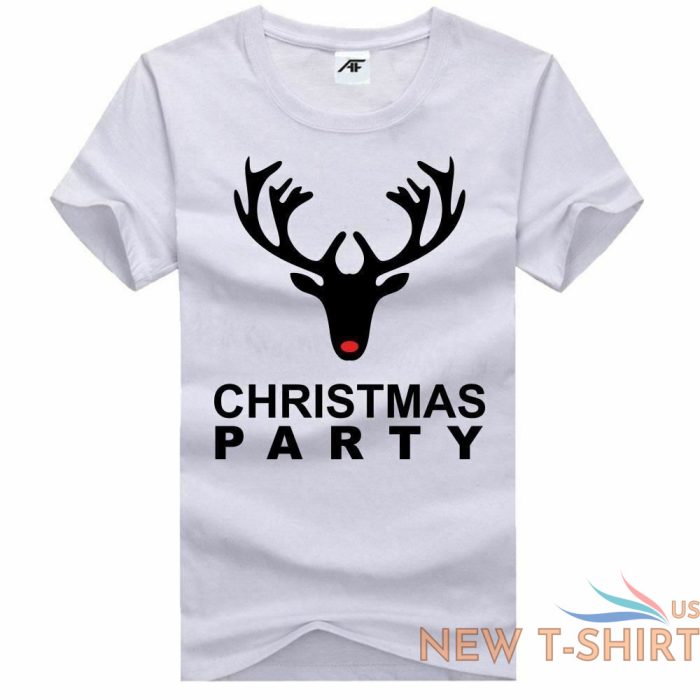 womens girls christmas party greetings t shirt round neck short sleeve shirts 4.jpg