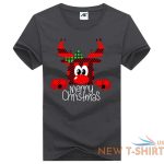 womens girls merry christmas printed t shirt short sleeve stretchy top tees 2.jpg