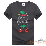 womens girls nana elf printed t shirt short sleeve stretchy novlety top tees 3.jpg