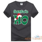 womens girls santa s ho printed t shirt short sleeve stretchy novlety top tees 2.jpg
