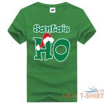 womens girls santa s ho printed t shirt short sleeve stretchy novlety top tees 3.jpg