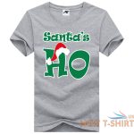 womens girls santa s ho printed t shirt short sleeve stretchy novlety top tees 4.jpg
