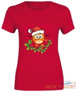 womens girls t shirt merry christmas cat santa hat print party gift top tees 0.jpg