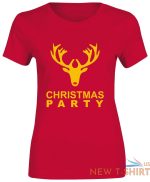 womens girls t shirt reindeer christmas party print gift crew neck t shirt 0.jpg