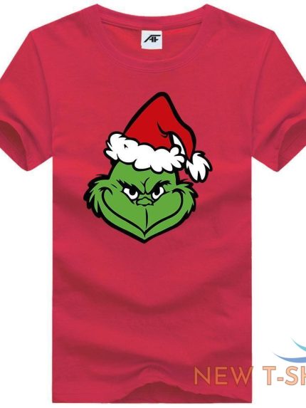 womens grinch face print christmas t shirt girls funny party wear cotton top 0.jpg