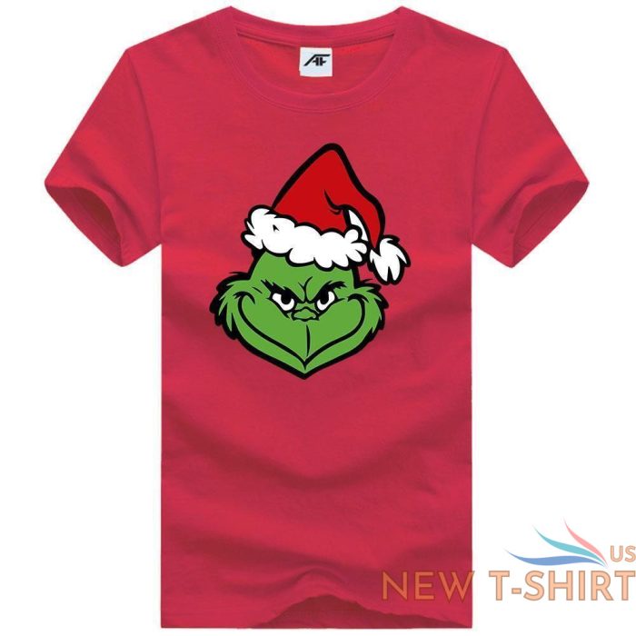 womens grinch face print christmas t shirt girls funny party wear cotton top 0.jpg