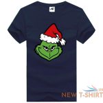 womens grinch face print christmas t shirt girls funny party wear cotton top 6.jpg