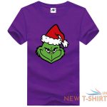 womens grinch face print christmas t shirt girls funny party wear cotton top 9.jpg