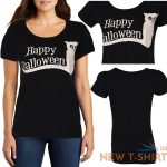 womens halloween print t shirt costume glow in the dark ladies crew neck tee top 0.jpg