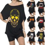 womens ladies batwing halloween printed one shoulder oversized baggy t shirt top 0.jpg