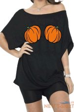 womens ladies batwing halloween printed one shoulder oversized baggy t shirt top 3.jpg